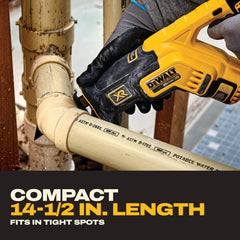 DEWALT cabezal pivotante ajustable que permite cortes angulados precisos