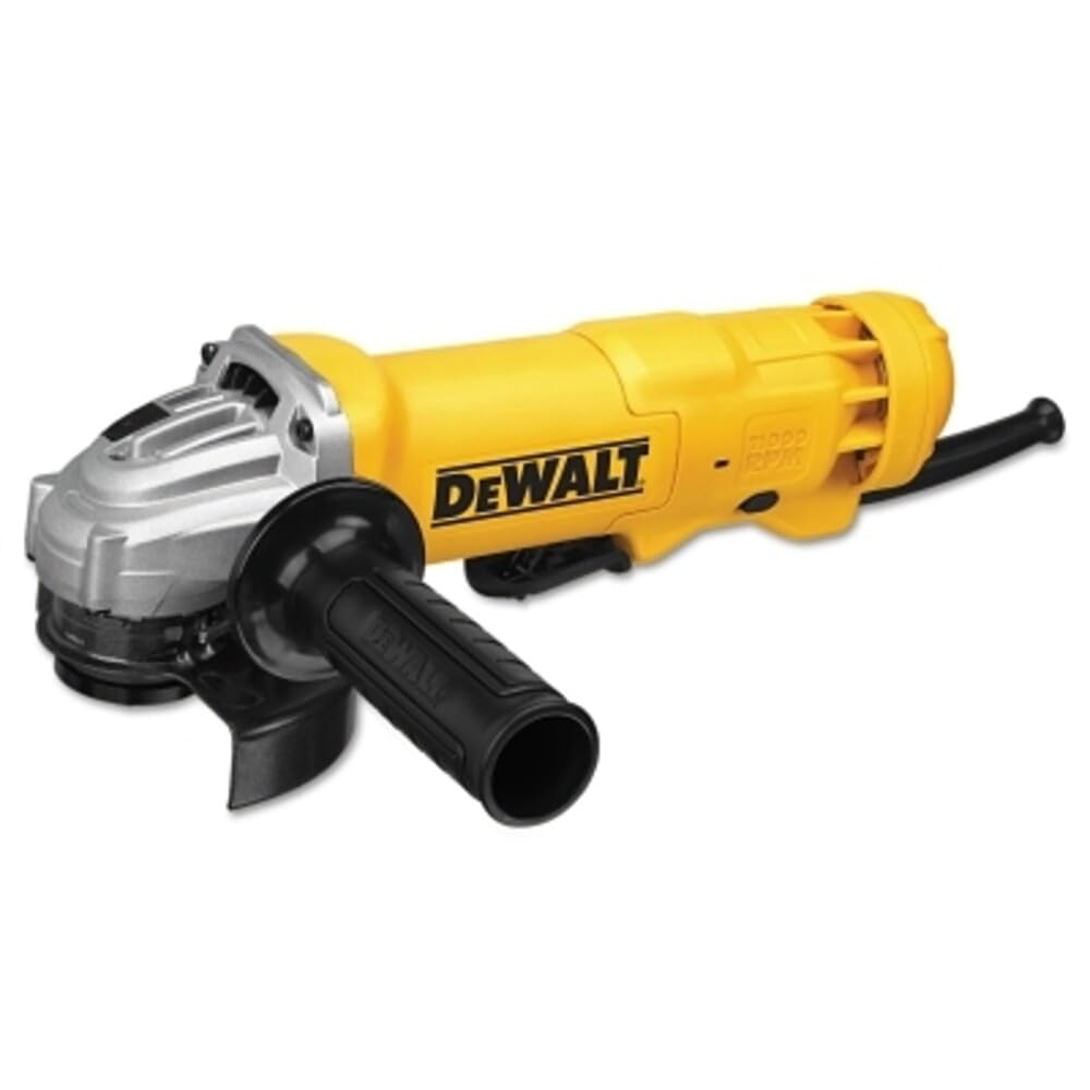 DEWALT DWE402 vista frontal mostrando tamaño compacto y control ergonómico