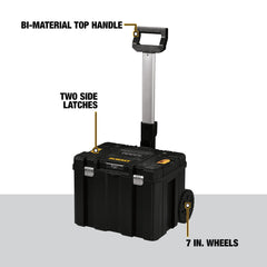 DEWALT asa telescópica bi-material extendida para transporte cómodo