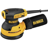 DEWALT lijadora DWE6423 frontal mostrando diseño compacto y control