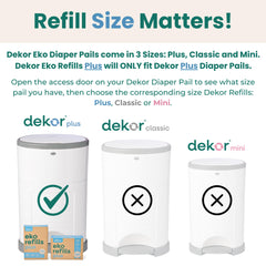 Diaper Dekor textura del film resistente y sin fragancia para seguridad