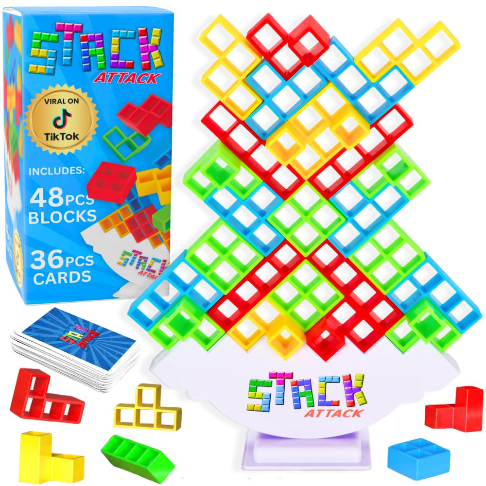 DiFFY TOYS AND GAMES paquete completo con base bloques y cartas, diversión portátil
