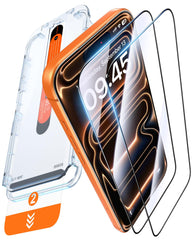 DIMONCOAT frontal del pack para iPhone 17 Pro Max, protección lista para usar