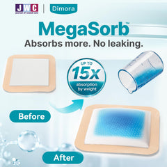 Dimora primer plano de la espuma absorbente con textura y capacidad