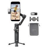 DJI Osmo Mobile 7P frontal mostrando estabilidad y diseño compacto