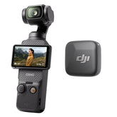DJI Osmo Pocket 3 frontal mostrando diseño compacto y portabilidad
