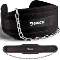 DMoose Fitness cinturón frontal mostrando diseño y soporte cómodo