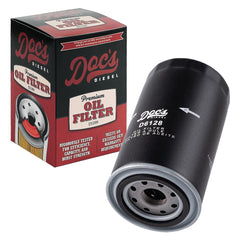 Doc's Diesel filtro D6128 vista frontal robustez y sello fiable