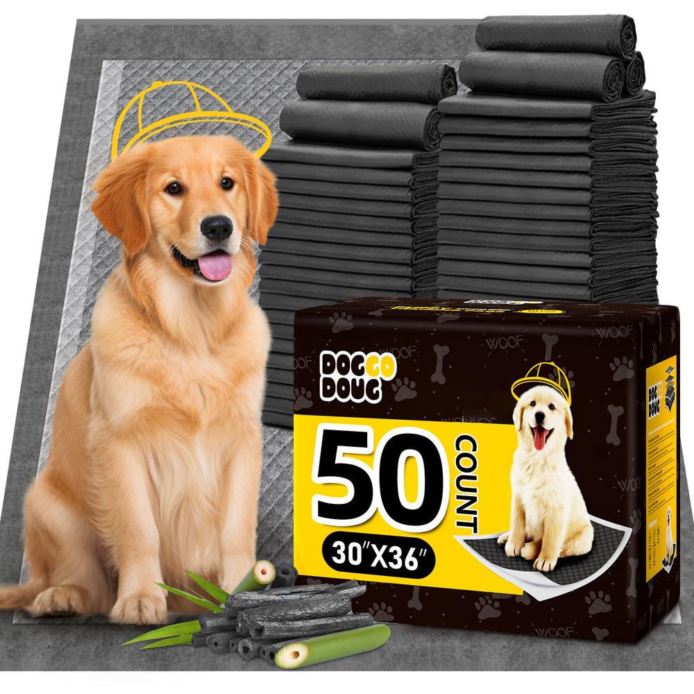 DOGGO DOUG empaque frontal mostrando tamaño XXL y 50 unidades, facilita elección