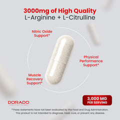 DORADO NUTRITION etiqueta con tabla nutricional y ingredientes visibles