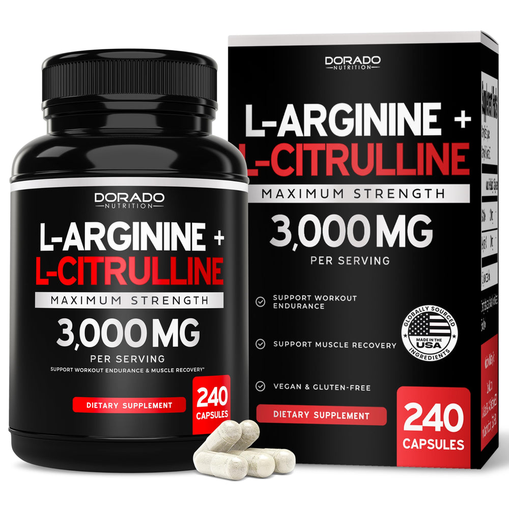 DORADO NUTRITION frasco delante mostrando diseño claro y beneficios
