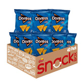 Doritos bolsa frontal mostrando marca y sabor Cool Ranch, conveniencia inmediata