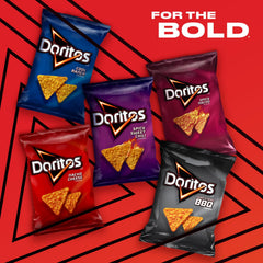 Doritos cool ranch open bag poured onto plate for easy serving