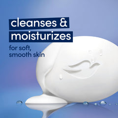 Dove comparativa tamaño junto a objetos para referencia de 2.6oz