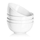DOWAN cuenco frontal blanco mostrando forma y capacidad, versátil para comidas