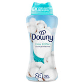 Downy envase frontal mostrando 24 oz y beneficio de frescura duradera