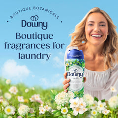 Downy tapa dosificadora con perlas lista para medir