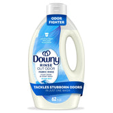Downy Rinse botella frontal mostrando volumen y etiqueta clara