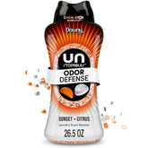 Downy Unstopables frente del envase, presenta tamaño práctico y aroma atractivo