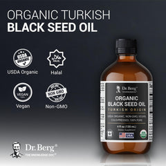 Dr. Berg aceite textura en gotero mostrando fluidez y pureza del producto