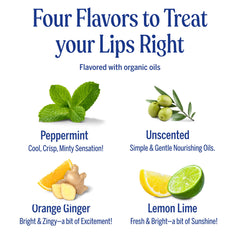 Dr. Bronner's aplicación en labios destacando protección inmediata