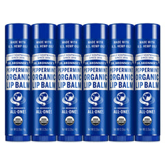 Dr. Bronner's pack frontal mostrando seis sticks y protección inmediata