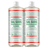 Dr. Bronner's botella frontal pack que muestra apariencia y volumen
