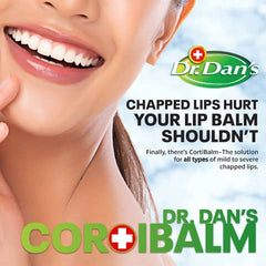 Dr. Dan's Cortibalm comparación de tamaño para llevar en bolso o bolsillo