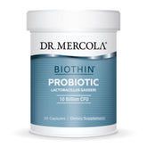 Dr. Mercola envase frontal mostrando el producto y dosis mensual