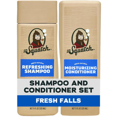 Dr. Squatch Fresh Falls front packaging showing clean bottles and scent benefit