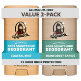 Dr. Squatch frente del empaque mostrando el diseño y beneficio natural