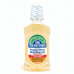 Dr. Tichenor's líquido color verde azulado para percibir la intensidad mentolada