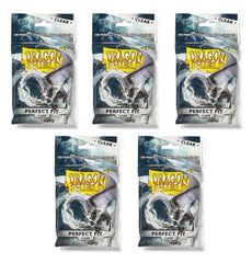 Dragon Shield frente del paquete con 100 fundas y visibilidad clara