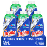 Drano envase frontal mostrando diseño y uso fácil