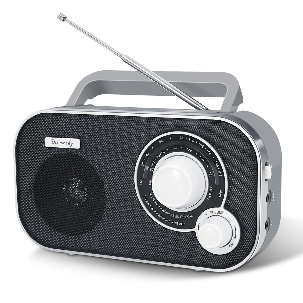 DreamSky vista frontal del receptor con controles claros y altavoz potente