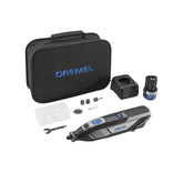 Dremel 8240 vista frontal mostrando diseño ergonómico y control variable