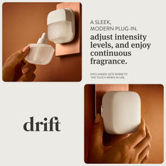 drift recambio en mano para comparar tamaño y facilidad de cambio
