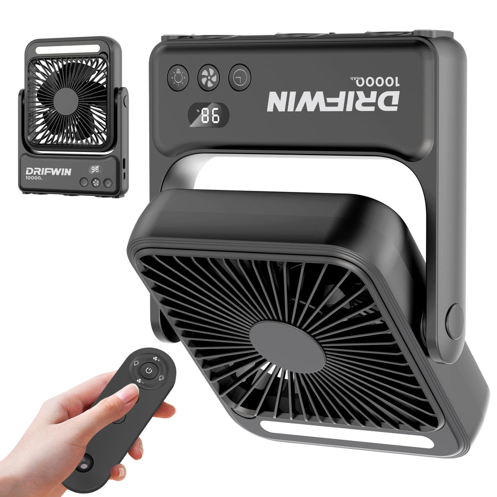 DRIFWIN ventilador frontal mostrando control y beneficio de flujo constante