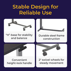 Drive Medical height adjustment handle being used for smooth locking and customizable positioning