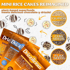 Drizzilicious bolsa abierta con mini tortitas listas para llevar