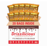 Drizzilicious empaque frontal French Toast mostrando diseño y porción para llevar