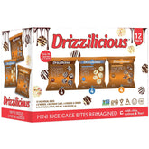 Drizzilicious paquete frontal mostrando variedad y conveniencia