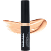 DRMTLGY corrector de ojos vista frontal que muestra aplicador y tamaño práctico