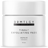 DRMTLGY envase frontal mostrando 60 pads y comodidad de uso