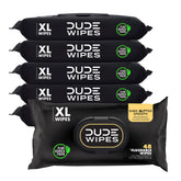 DUDE Wipes paquete frontal que muestra 288 unidades y claridad del producto