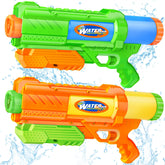 DUNEMEI pistola de agua frontal mostrando diseño robusto y capacidad alta