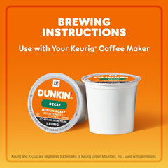 Dunkin' cápsula insertada en Keurig, preparación inmediata y sin complicaciones