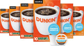 Dunkin' empaque frontal de 60 K-Cup mostrando conveniencia