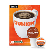 Dunkin' envase frontal mostrando cajas y marca, conveniencia inmediata