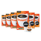 Dunkin' caja frontal con 60 cápsulas mostrando conveniencia